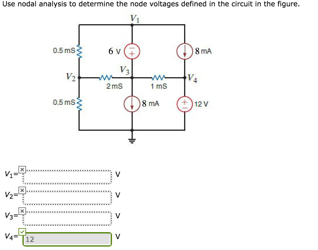 Use Nodal Analysis To Determine The Node Voltages