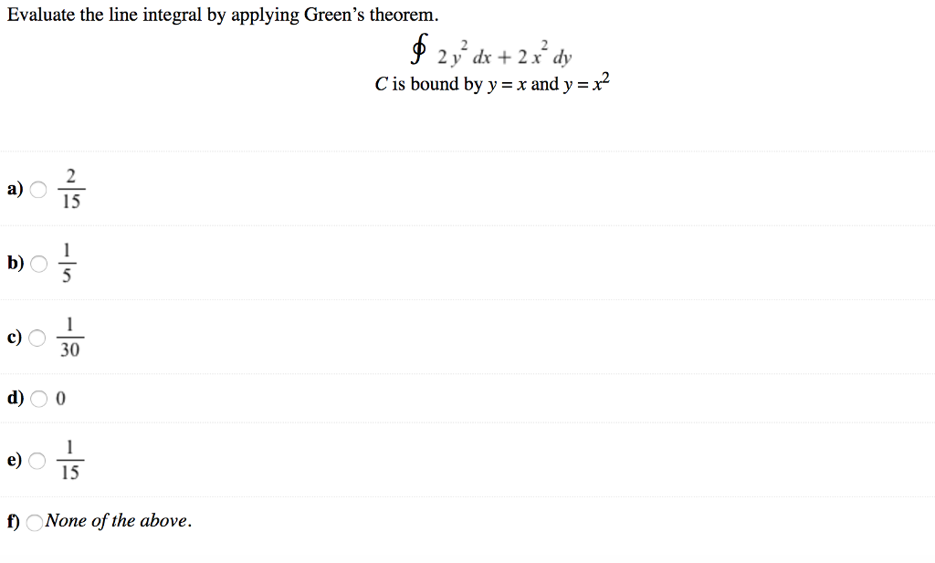 Solved Evaluate The Line Integral By Applying Green S The Chegg Com