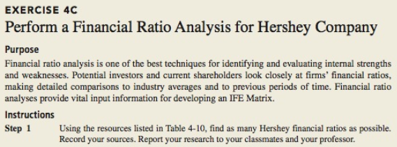 hershey company financial analysis