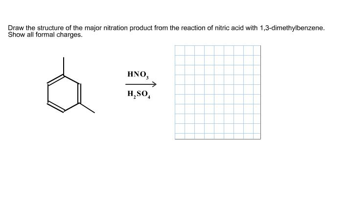 Solved Draw The Structure Of The Major Nitration Product