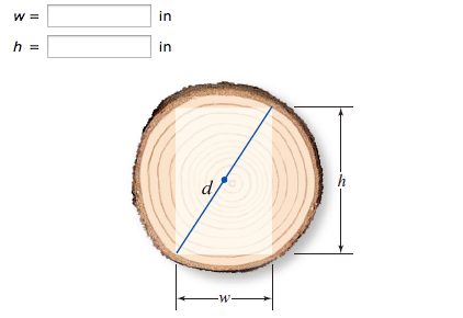 Solved: A Wooden Beam Has A Rectangular Cross Section Of H 