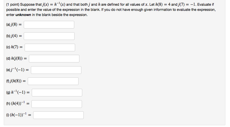 Solved Suppose That J X H 1 X And That Both J And H Ar Chegg Com