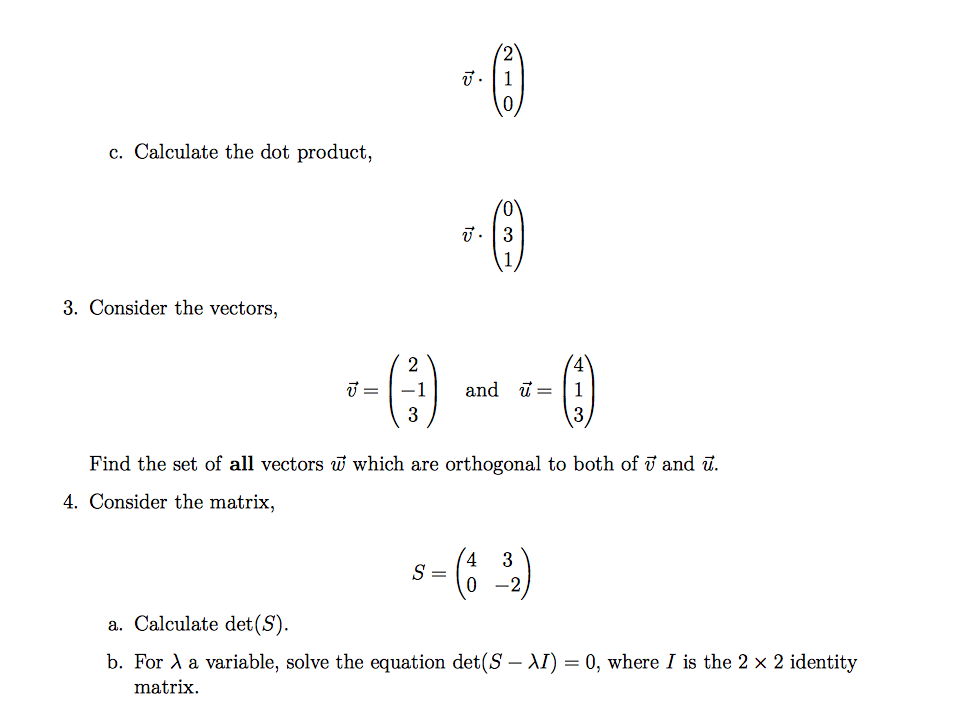Solved 1 Let O Be The Column Vector In R4 Which Points F Chegg Com