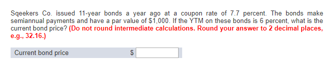 Essary Enterprises Has Bonds On The Market Making Chegg 