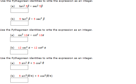 Solved Use The Pythagorean Identities To Write The Expres Chegg Com