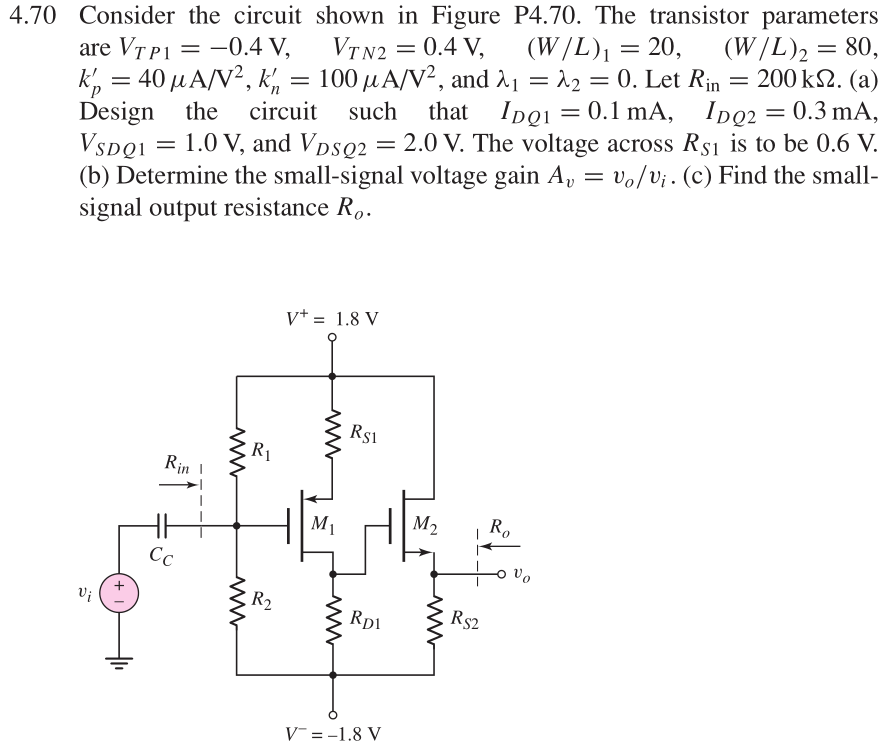 4 70 Consider The Circuit Shown In Figure P4 70 The Chegg Com