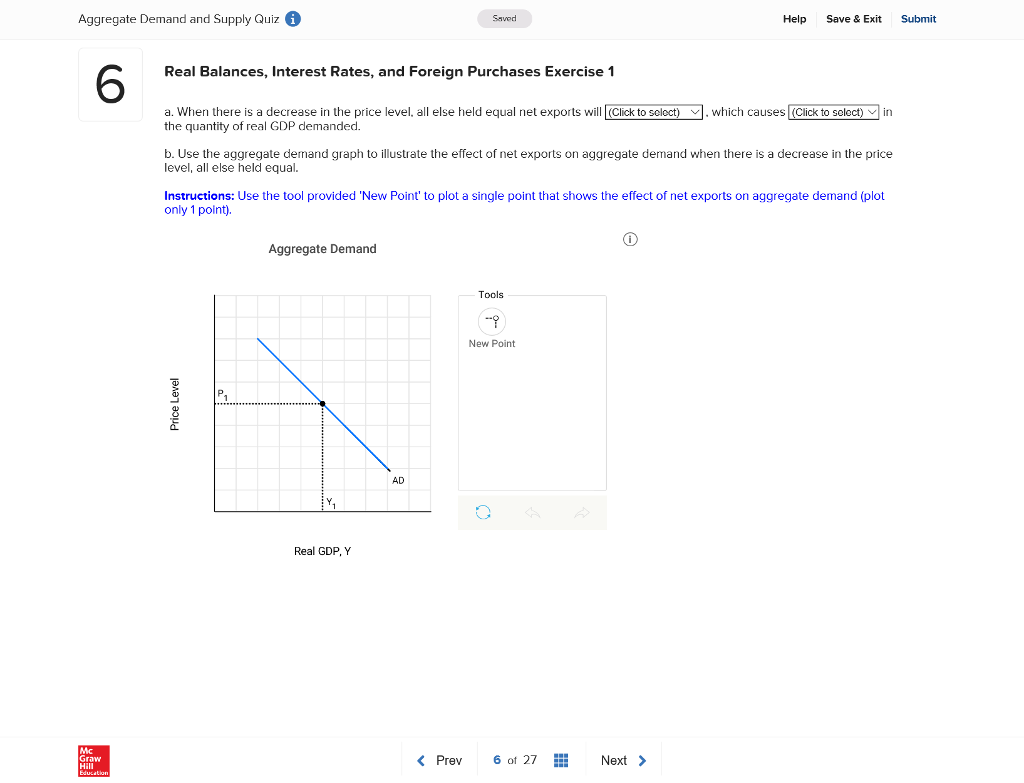 Solved Aggregate Demand And Supply Quiz Savod Help Save &...