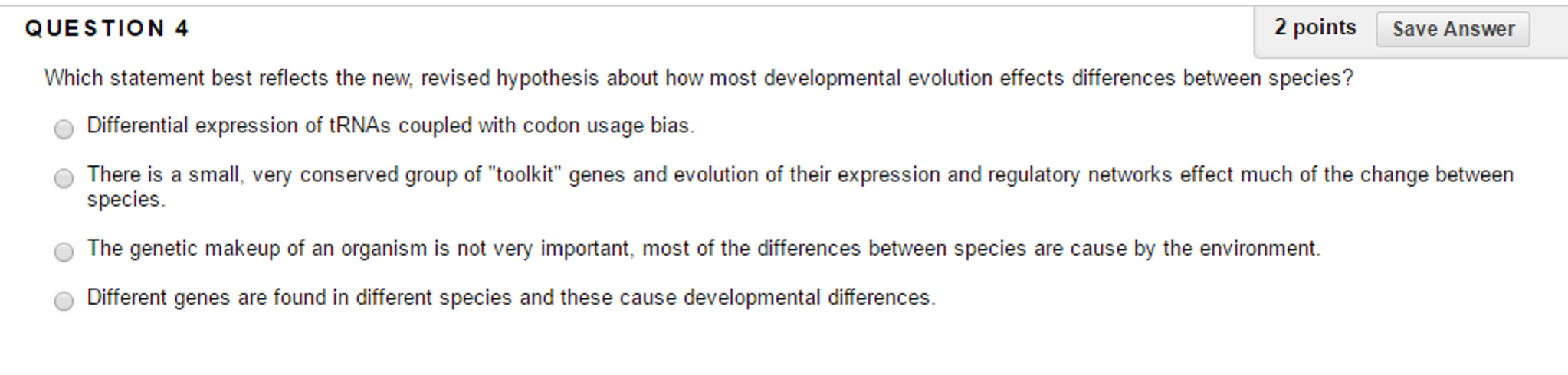 worksheet Genetics X Linked Genes Worksheet biology archive november 07 2016 chegg com which statement best reflects the new revised hypothesis about how most developmental evolution effects differences between species
