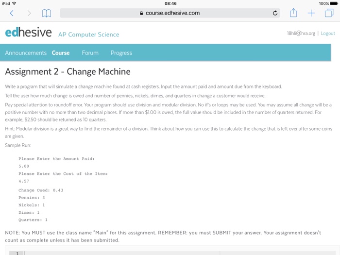 4.2 Code Practice Question 2 : Solved My Question Is 4 2 Step 2 Before The Last Photo H Chegg Com / >>> mylist = 1, 4, 2, 3 >>> mylist.append(5) select one: