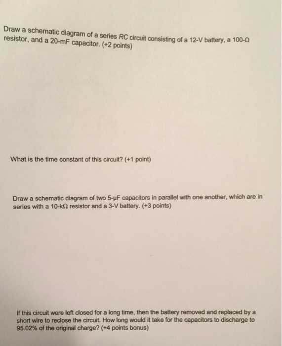 Draw A Schematic Diagram Of An Electric Circuit Consisting Of A Battery Of Five 2 V Cells A 20 W Resistor Sarthaks Econnect Largest Online Education Community