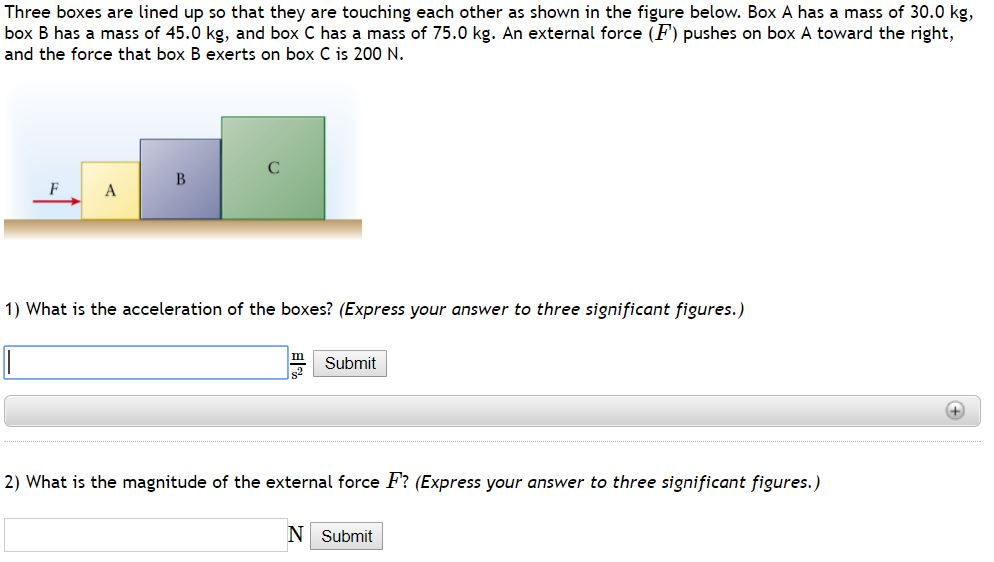 Three Boxes Are Lined Up So That They Are Touching Chegg Com