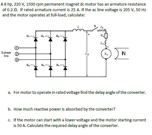 How to find motor voltage