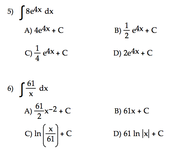 Интеграл dx 4x 1 4. Интеграл (8-x) DX / x2+4x+8. Интеграл x 2 e -x DX. Интеграл (e^x)/(e^x-2). Интеграл e x DX.