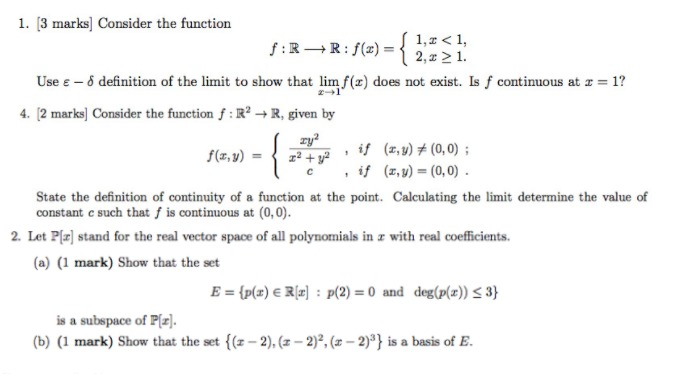 Solved Consider The Function F R Rightarrow R F X 1 X Chegg Com