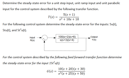 Steady State Error: What is it? (And How To Calculate It