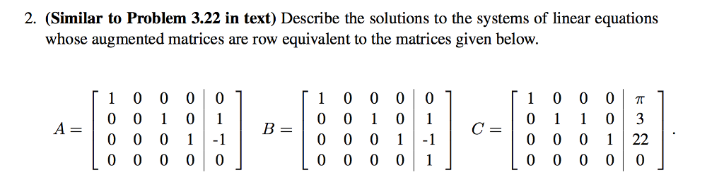 Find the equivalents in the text