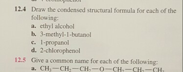 structural formula of butanol