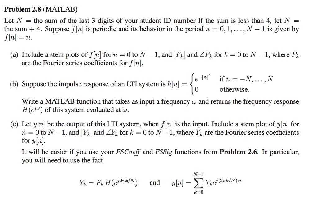 Solved Suppose F N And X N Are Periodic With Period N Chegg Com