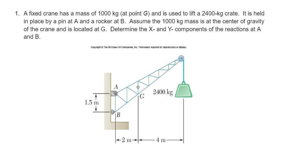 A Fixed Crane Has A Mass Of 1000 Kg 35+ Pages Summary Doc [1.6mb] - Updated 