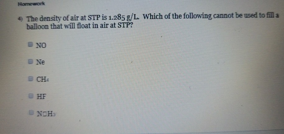 What Is the Density of Air at STP?