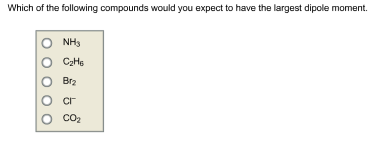 Solved Which Of The Following Compounds Would You Expect To | Chegg.com Solved Which Of The Following Compounds Would You Expect To | Chegg.com