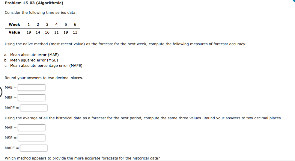 Solved Problem 15 03 Algorithmic Consider The Following