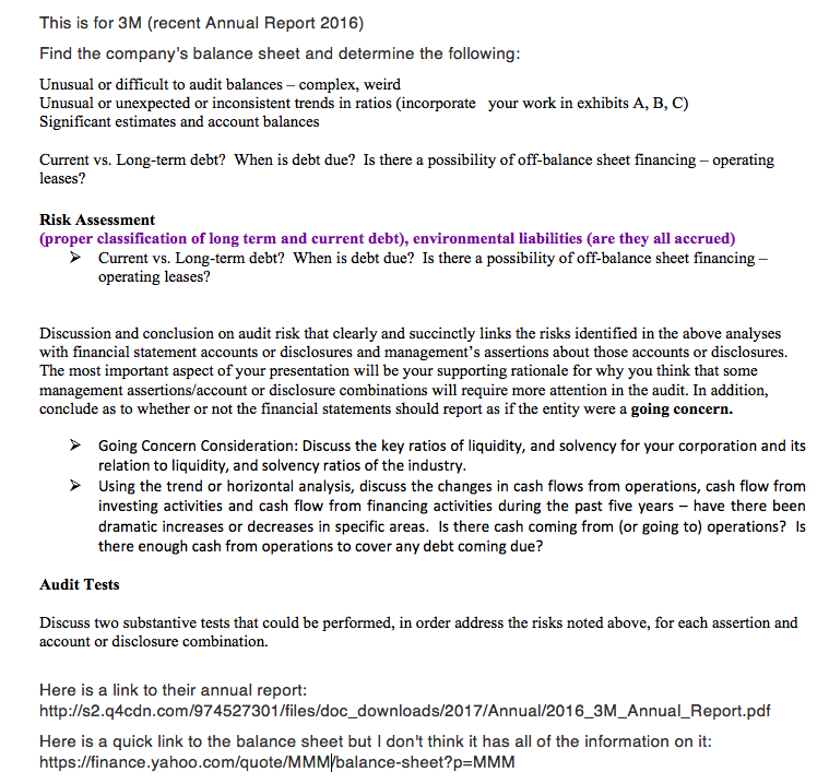 balance sheet risk analysis numbers template