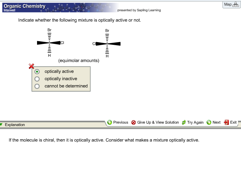 Indicate Whether The Following Mixture Is Optically Chegg 