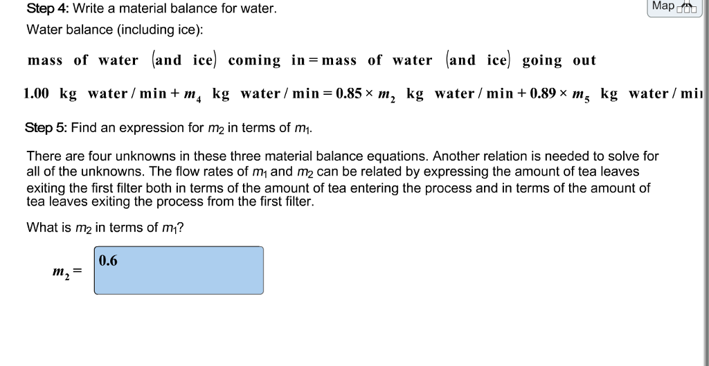 ma step 1 draw the process flowchart the flowchar chegg comma step 1 draw the process flowchart the flowchart of this process is m1 kg dry tea leaves min i m4 kg ice min filter brewer filter mixer 1 00 kg water min