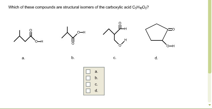 c5h10o2 carboxylic acid