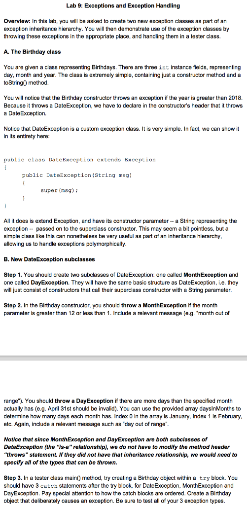 Lecture 16 Exceptions II (and Interfaces). Exceptions and Inheritance Last  lecture, we found out that when an exception is thrown there is no attempt.  - ppt download