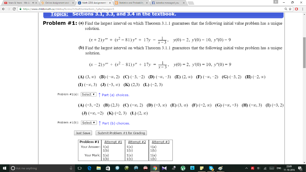 Solved Years Yea We X Online Assignment And X Math 23 Chegg Com