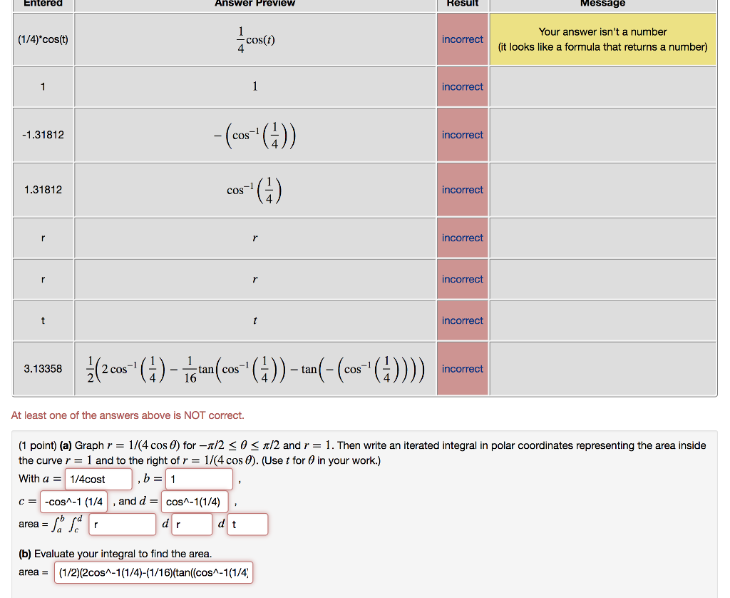 A Graph R 1 4cos8 R 1 4cos 8 For Chegg Com