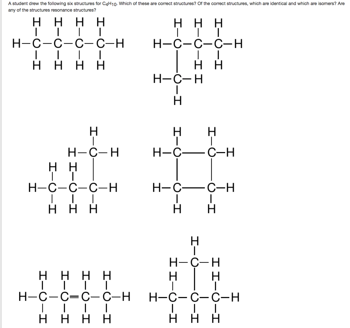 C5h10 is the molecular formula of 13 hydrocarbon isomers (represented by th...