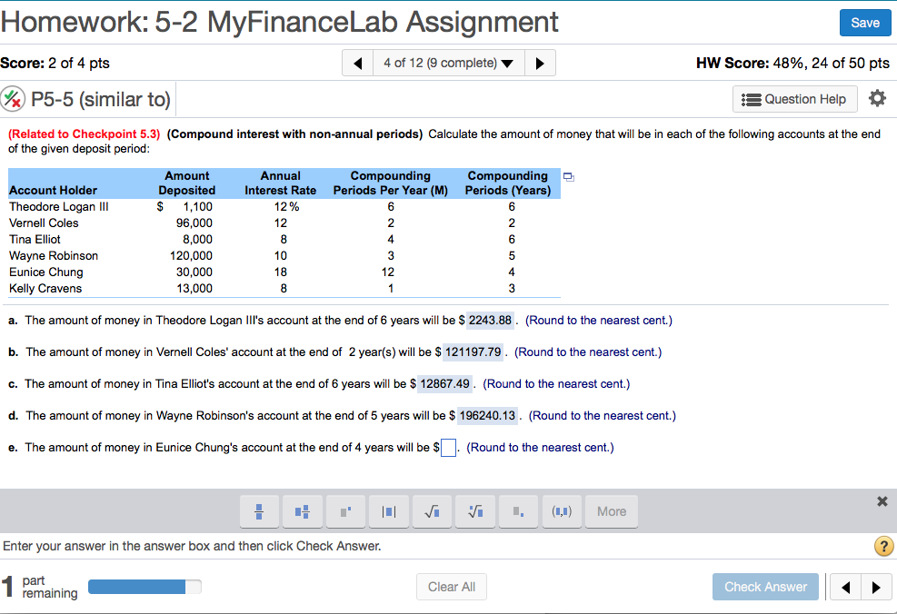 Personal finance lab image