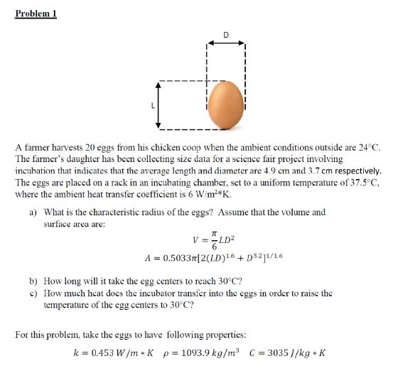 Problem 1 A Farmer Harvests 20 Eggs From His Chick Cheggcom