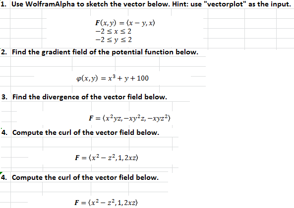 Solved Use Wolfram Alpha To Sketch The Vector Below Hint