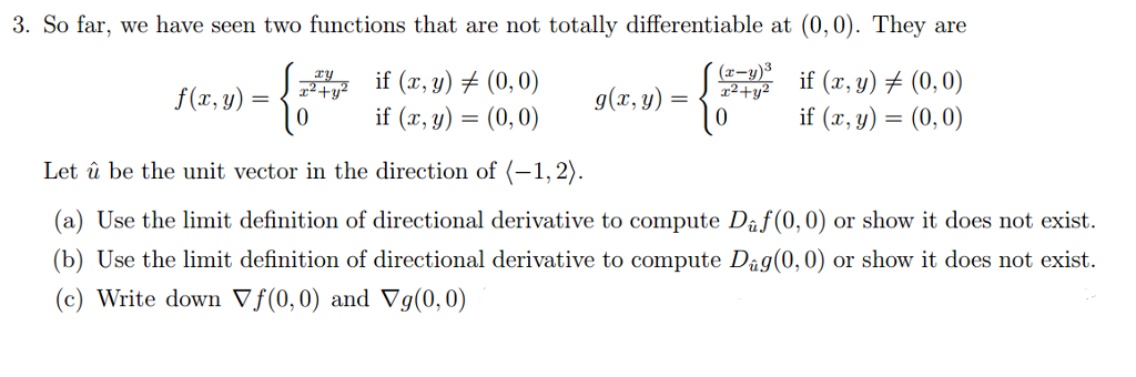 Solved So Far We Have Seen Two Functions That Are Not To Chegg Com