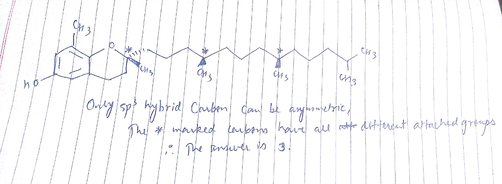 Question & Answer: How many asymmetric carbon centers are there in the following molecule?..... 1