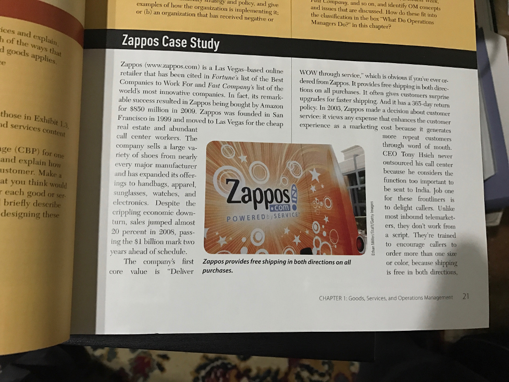 zappos case study questions