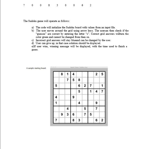 Solved Sudoku Solver Description For the uninitiated, a