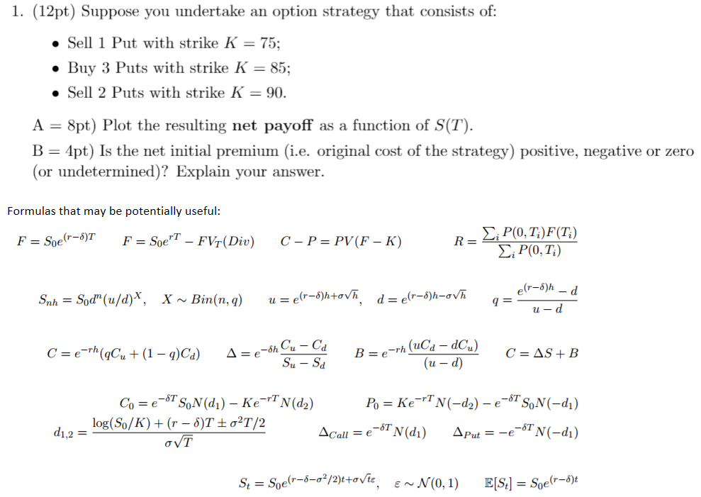 Options strategies questions