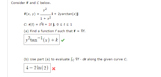 Solved Consider F And C Below F X Y Y 2 1 X 2 I Chegg Com