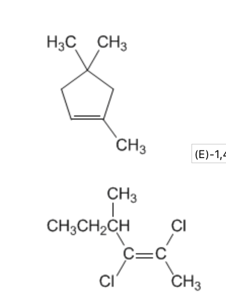 Solved Provide An Iupac Name For Each Of The Compounds Sh Chegg Com