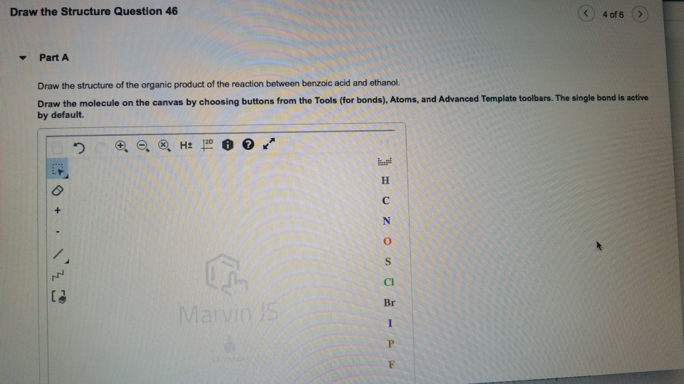 Solved: 4016 46 The Question Draw A ▽ ... Structure Dr Part (2