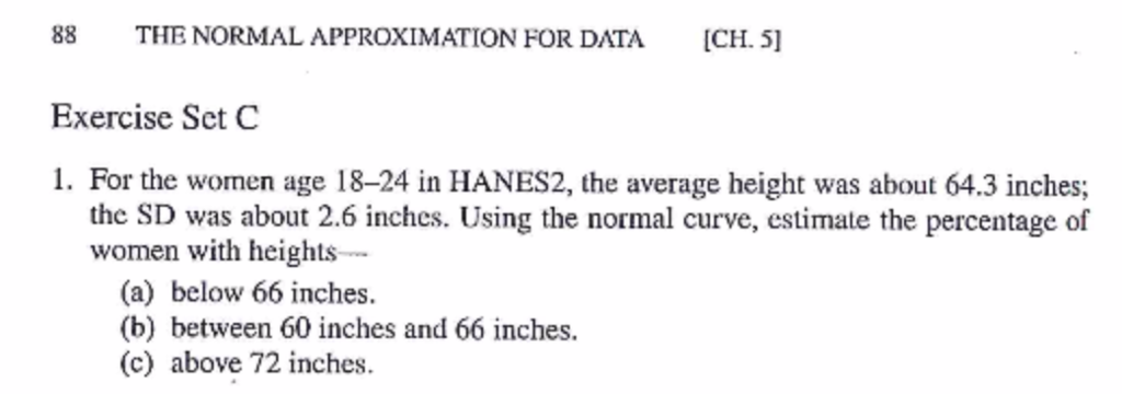 Solved 5) Suppose the (sample) average height of women in