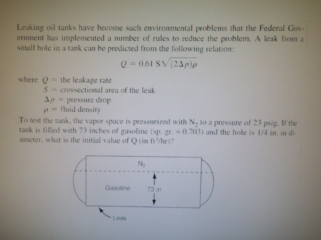 Solved Leaking oil tanks have become such environmental