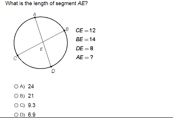 What Is Ce >> Solved What Is The Length Of Segment Ae Ce 12 Be 14 D What Is Ce >> Solved What Is The Length Of Segment Ae Ce 12 Be 14 D