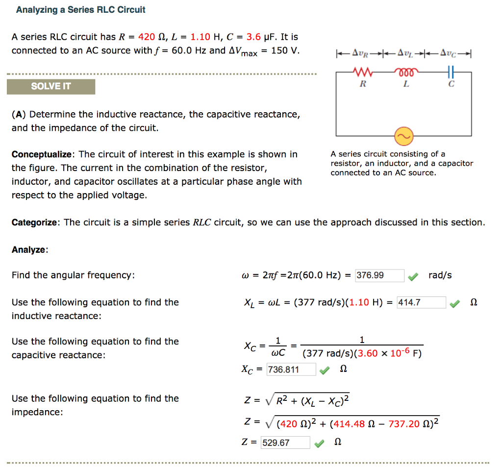 A Series Rlc Circuit Has R 4 W L 1 10 H C Chegg Com