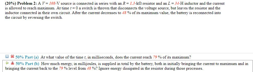 Solved 00 Problem 2 A P 108 V Source Is Connected In Chegg Com